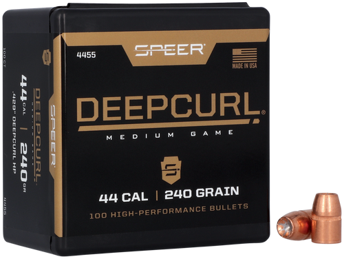 Speer 4455 DeepCurl  44Cal 240gr Hollow Point 50 Per Box/5 Case                                                                                                                                         