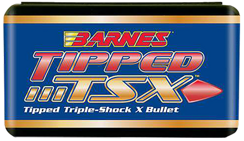 Barnes Bullets 30298 Tipped TSX  7mm 120gr Boat Tail 50/Box                                                                                                                                             