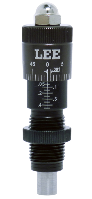 Lee Precision 92140 Micrometer Factory Crimp Adapter Black/Clear 38 Special Pistol Firearm                                                                                                              