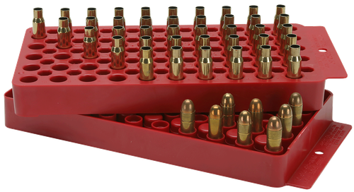MTM Case-Gard LT150M30 Universal Loading Tray  Red Multi-Caliber Plastic 50rd                                                                                                                           