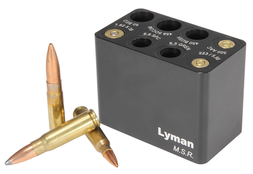 Lyman 7833003 MSR Ammo Checker Block Black Multi Rifle Firearm                                                                                                                                          