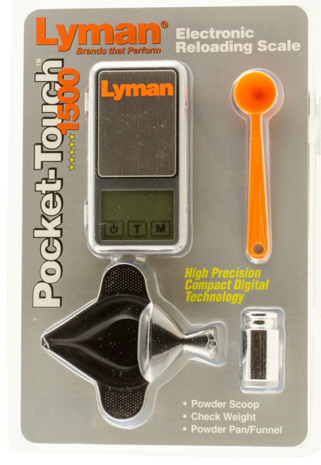 Lyman 7750725 Pocket Touch Reloading Scale 1 Multi-Caliber 1500 GR                                                                                                                                      