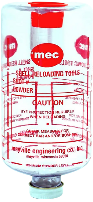 MEC Outdoors 301L13X Replacement Bottle Size Small Clear Hard Plastic                                                                                                                                   