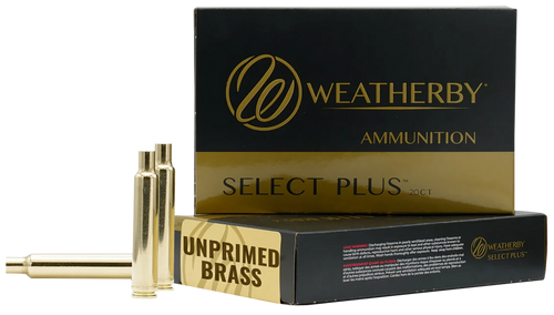 Weatherby BRASS257 Unprimed Cases  257WthbyMag Rifle Brass 20/Box                                                                                                                                       