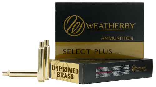 Weatherby BRASS333 Unprimed Cases  338-378WthbyMag Rifle Brass 20/Box                                                                                                                                   