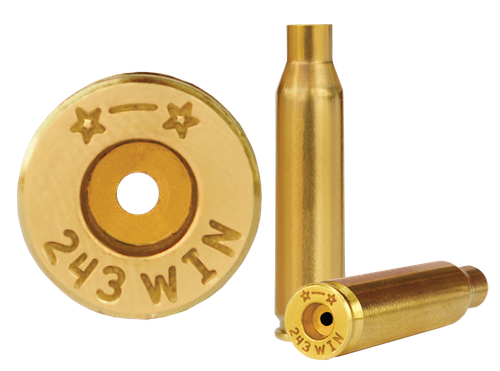 Starline Brass 243WINEUP50 Unprimed Cases  243 Win Rifle Brass 50 Per Bag                                                                                                                               
