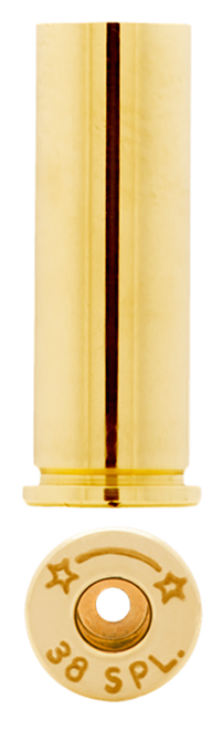 HSM 38EUP100 Unprimed Cases  38 Special Handgun Brass 100 Per Bag                                                                                                                                       