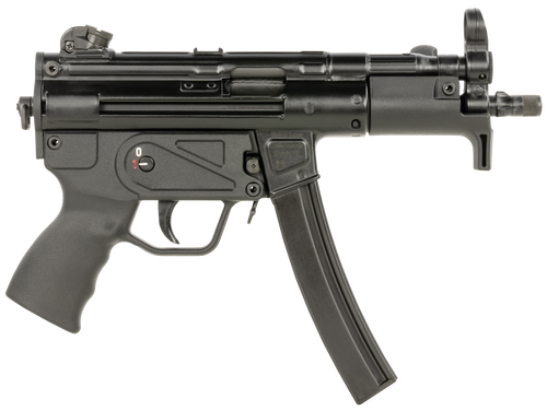 Century Arms HG6035ALN AP5 P CORE 9mm Luger 30+1 5.75" Threaded Barrel, Black, Stamped Metal Rec, Fixed Front/Drum Rear Sights, Includes Sling (1 Mag)                                                  