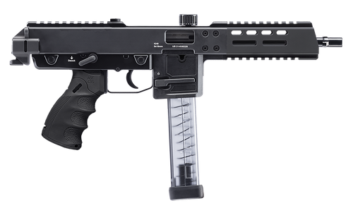 B&T Firearms BT-440000-C-US KH9 Covert 9mm Luger 30+1 6" Black Barrel, Black Cerakote Aluminum/Polymer Picatinny Rail Receiver, Black Finger Grooved Grip, Ambidextrous                                 