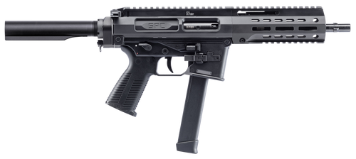 B&T Firearms 500003AB SPC9  9mm Luger 33+1 9.10", Black, Buffer Tube Stock, Polymer Grip (OEM Mag)                                                                                                      
