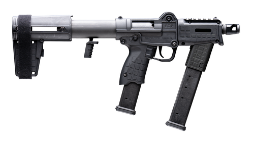 Kel-Tec SDP9BLKT SDP9 9mm Luger 27+1 6" Threaded Barrel, Receiver w/ Picatinny Rail, Folding Pistol Brace,  Polymer Grip                                                                                