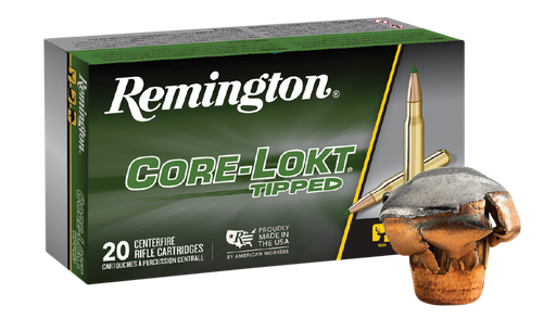 Remington Ammunition 29017 Core-Lokt Tipped  6.5Creedmoor 129gr Core-Lokt Tipped 20 Per Box/10 Case                                                                                                     