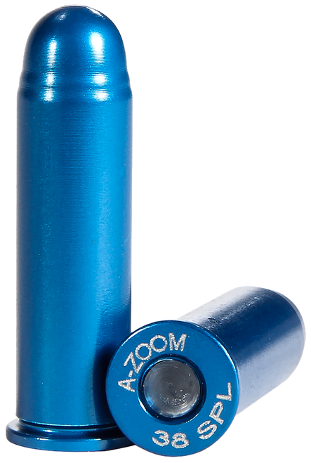 A-Zoom 16318 Revolver Blue Snap Caps 38Special 12Pack                                                                                                                                                   