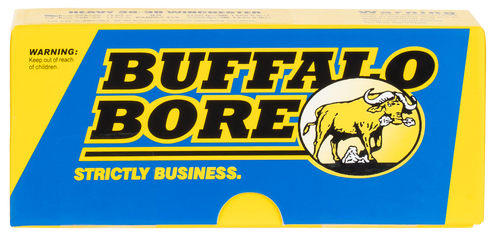 Buffalo Bore Ammunition 33B20 Personal Defense Strictly Business 38Super +P 124gr Jacket Hollow Point 20 Per Box/12 Case                                                                                