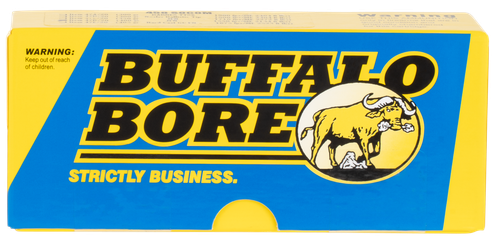 Buffalo Bore Ammunition 47D20 Hunting & Sniping Strictly Business 458SOCOM 400gr Semi Jacketed Flat Point 20 Per Box/12 Case                                                                            