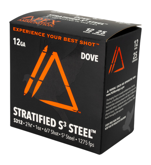 APEX AMMO ED12S-67   12G 2.75 1     6/7      25/10