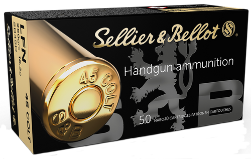 Sellier & Bellot SB45D Handgun  45Colt 250gr Lead Flat Nose 50 Per Box/12 Case                                                                                                                          