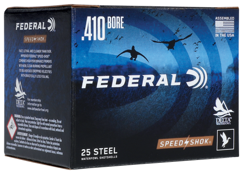 Federal WF4136 Speed-Shok  410Gauge 3" 3/8oz 6Shot 25 Per Box/10 Case                                                                                                                                   