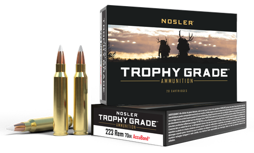 Nosler 61036 Match Grade  223Rem 70gr Soft Point 20 Per Box/20 Case                                                                                                                                     