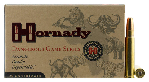 Hornady 82666 Dangerous Game  416Ruger 400gr Dangerous Game Solid 20 Per Box/6 Case                                                                                                                     
