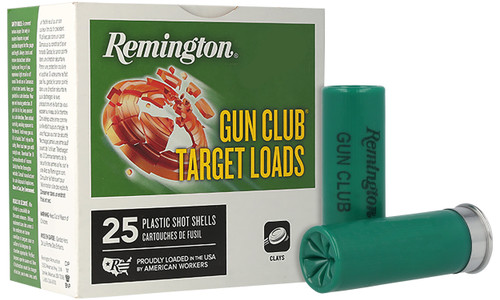 Remington Ammunition 20248 Gun Club  12Gauge 2.75" 1 1/8oz 9Shot 25 Per Box/10 Case                                                                                                                     