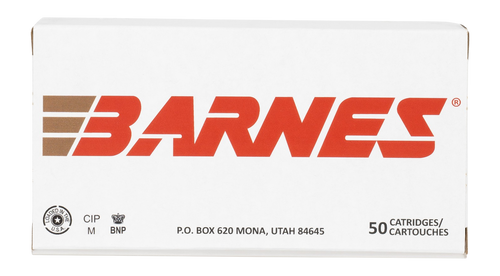 Barnes Bullets 32521   9mmLuger 115gr Sierra Jacketed Hollow Point 50 Per Box/10 Case                                                                                                                   