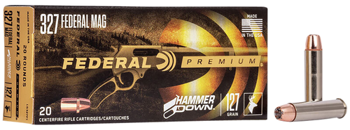 Federal LG327F1 Premium HammerDown 327FederalMag 127gr Bonded Hollow Point 20 Per Box/10 Case                                                                                                           