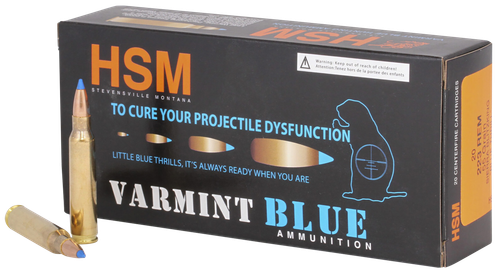 HSM 22354N Varmint  223 Rem 54gr Sierra BlitzKing 20 Per Box/ 25 Case                                                                                                                                   
