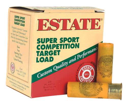 Estate Cartridge SS2075 Super Sport Competition Target 20Gauge 2.75" 7/8oz 7.5Shot 25 Per Box/10 Case                                                                                                   