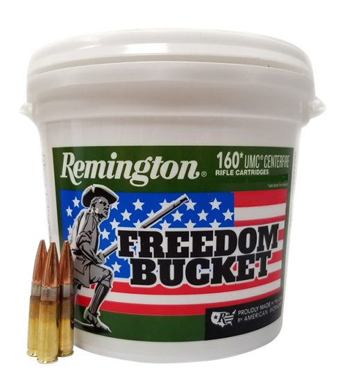 Remington Ammunition 20111 UMC Freedom Bucket 300Blackout 220gr Open Tip Flat Base 160 Per Box/4 Case                                                                                                   