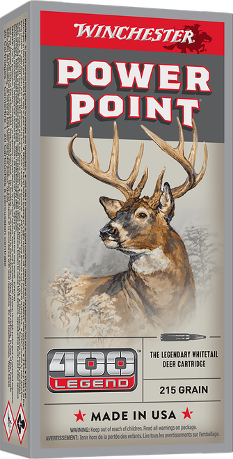 Winchester Ammo X4001 Power-Point  400Legend 215gr 20 Per Box/10 Case                                                                                                                                   