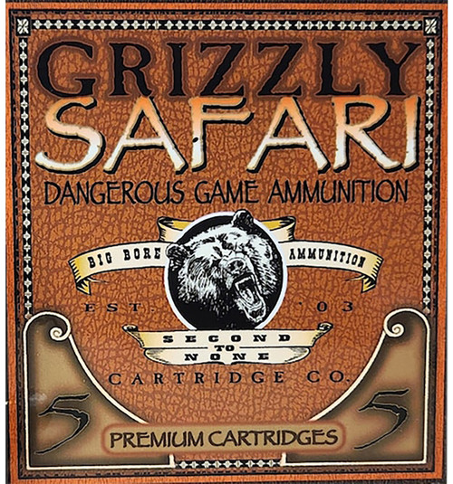 Grizzly Ammo GC5/416NE2   500-416NitroExpress 400gr Solid Brass 5 Per Box/10 Case                                                                                                                       