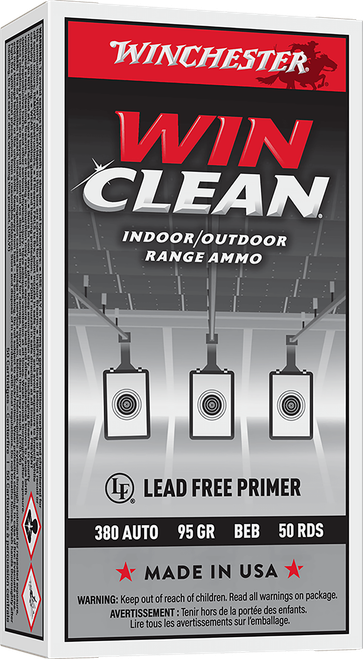 Winchester Ammo WC3801 Super X  380ACP 95gr Winclean Brass Enclosed Base 50 Per Box/10 Case                                                                                                             