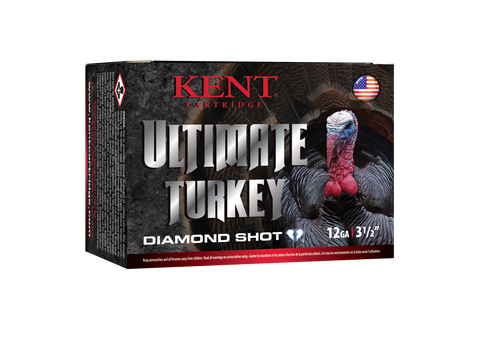 Kent Cartridge C1235TK635 Ultimate Turkey 12Gauge 3.50" 2 1/4oz 5Shot 10 Per Box/10 Case                                                                                                                