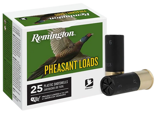 Remington Ammunition 20048 Pheasant  12Gauge 2.75" 1 1/4oz 6Shot 25 Per Box/10 Case                                                                                                                     