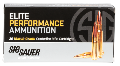 Sig Sauer E308M220 Marksman Elite  308 Win 175 gr Open Tip Match 20 Per Box/ 10 Case                                                                                                                    