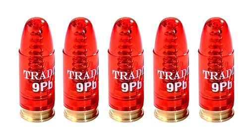 Traditions ASM9 Snap Caps Handgun 9mm Plastic w/Brass Base 5/Pack                                                                                                                                       
