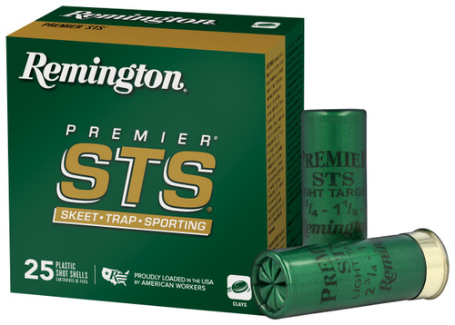Remington Ammunition 20112 Premier STS  12 Gauge 2.75" 1 1/8 oz 8 Shot 25 Per Box/ 10 Cs                                                                                                                