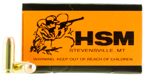 HSM 10MM2N Training  10mm Auto 180 gr Full Metal Jacket 50 Per Box/ 20 Case                                                                                                                             
