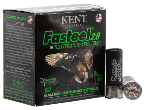 Kent Cartridge K122FS306 Fasteel 2.0  12 Gauge 2.75" 1 1/16 oz 6 Shot 25 Per Box/ 10 Case                                                                                                               