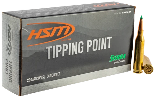 HSM 24322N Tipping Point Super Shock Tip 243 Win 95 gr Hornady SST 20 Per Box/ 25 Case                                                                                                                  