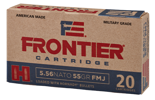 Frontier Cartridge FR260 Military Grade Centerfire Rifle 5.56x45mmNATO 62gr Full Metal Jacket 20 Per Box/25 Case                                                                                        