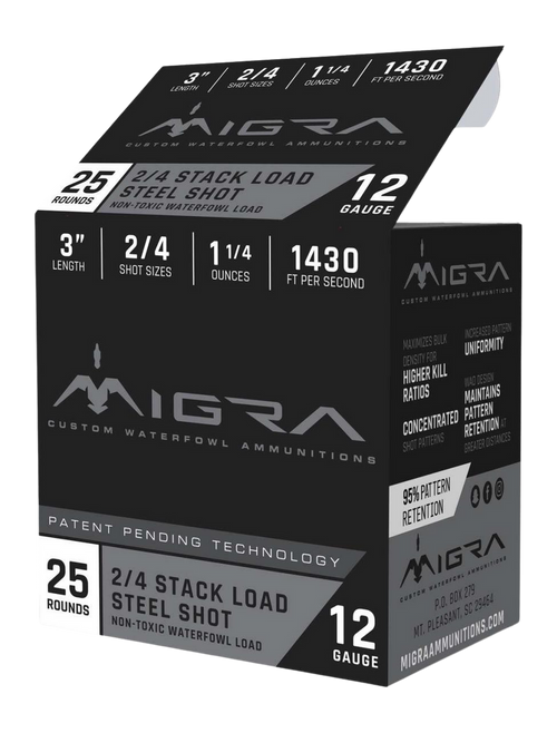 MIGRA M12AS24   12G 3"     2-4SHT 1.25       25/10