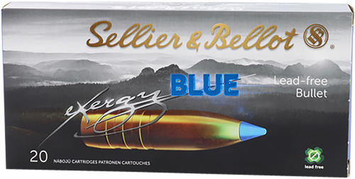 Sellier & Bellot SB308XB eXergy  308Win 110gr TAC EX Blue 20 Per Box/12 Case                                                                                                                            
