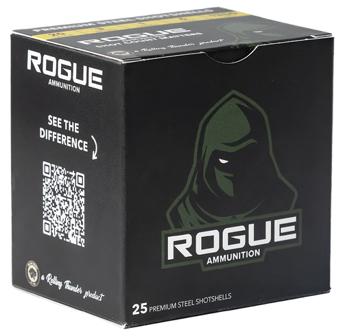 Rogue Ammunition RA-20-1-4S   20Gauge 3" 1oz 4Shot 25 Per Box/10 Case                                                                                                                                   