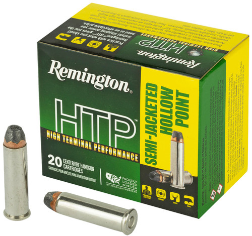 Remington Ammunition 22231 HTP  357Mag 158gr Semi Jacketed Hollow Point 20 Per Box/25 Case                                                                                                              