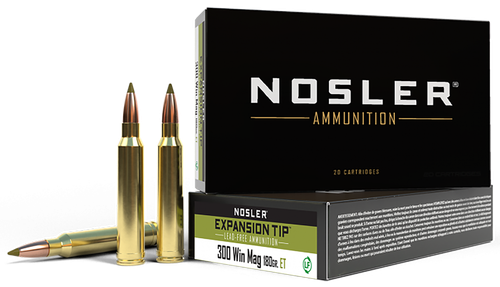 Nosler 40038 E-Tip  300WinMag 180gr E Tip Lead Free 20 Per Box/10 Case                                                                                                                                  