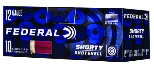 Federal SH1294B Shorty  12Gauge 1.75" 15/16oz 4BuckShot 15Pellets 10 Per Box/10 Case                                                                                                                    