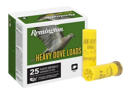 Remington Ammunition 28779 Heavy Dove Loads  20Gauge 2.75" 1oz 8Shot 25 Per Box/10 Case                                                                                                                 
