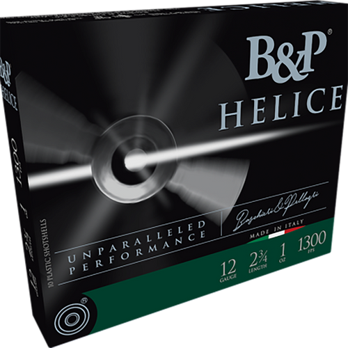 B&P Ammunition 12B1FE75 Helice Electro 12Gauge 2.75" 1oz 7.5Shot 10 Per Box/10 Case                                                                                                                     
